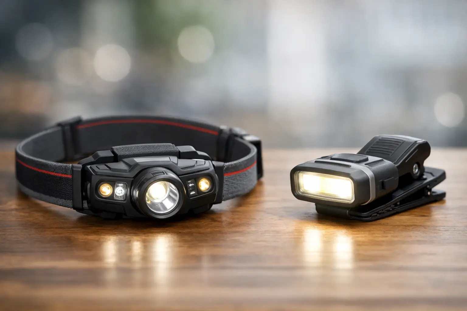 Rechargeable Headlamp vs LED Clip Light