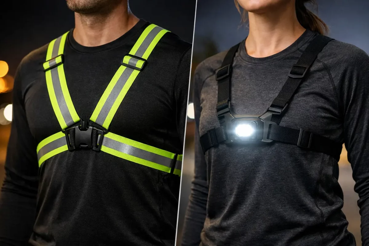 Reflective Vest Straps vs Chest Light