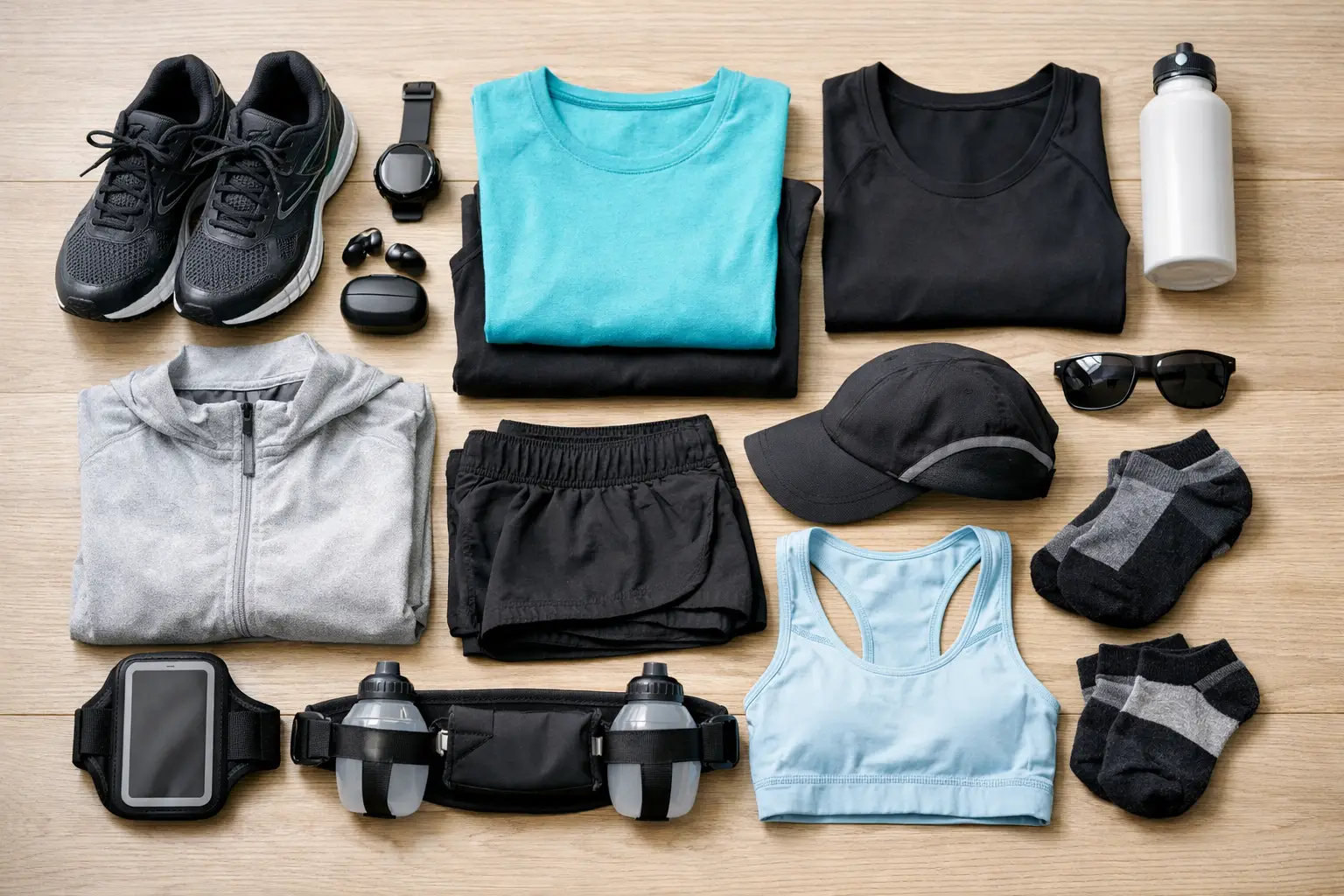 Running Wardrobe Capsule Example for Real Life