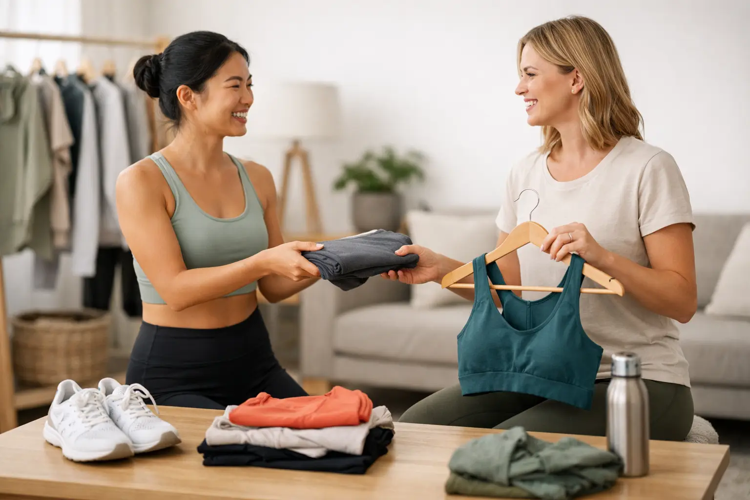 Ethical Sportswear Wardrobe Swap Example