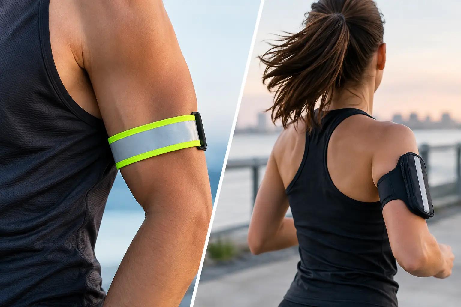 Reflective Straps Versus Armbands for Runners